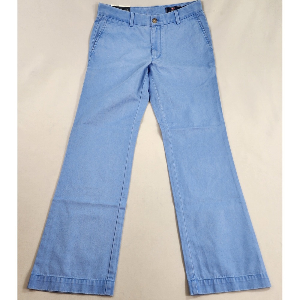 Vineyard Vines Mens Slim Fit Breaker Pant Blue Chino 32x32 NEW